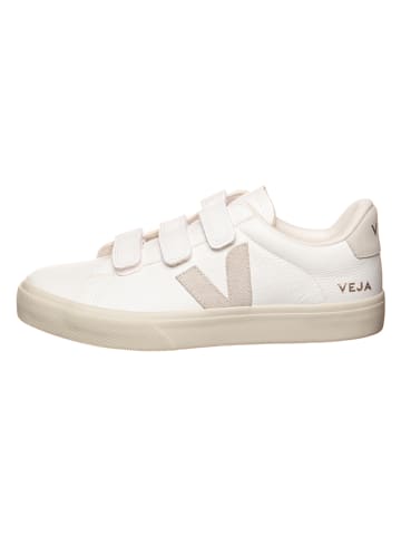Veja Leder-Sneakers "Recife" in Weiß/ Beige