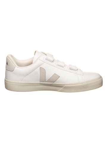 Veja Skórzane sneakersy "Recife" w kolorze biało-beżowym