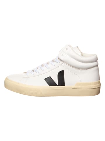 Veja Skórzane sneakersy "Minotaur" w kolorze biało-czarnym