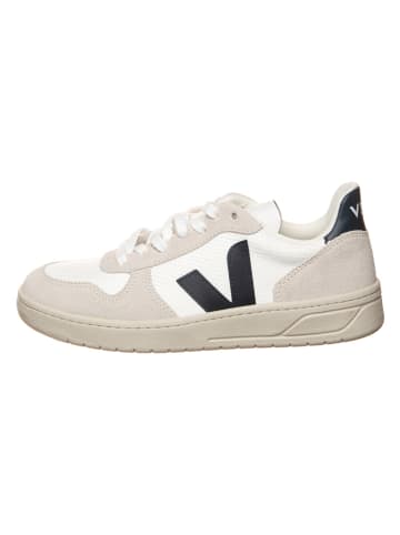 Veja Sneakers "V 10" wit/beige/zwart