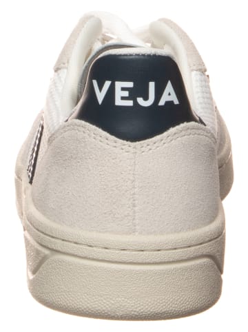 Veja Sneakers "V 10" in Weiß/ Beige/ Schwarz