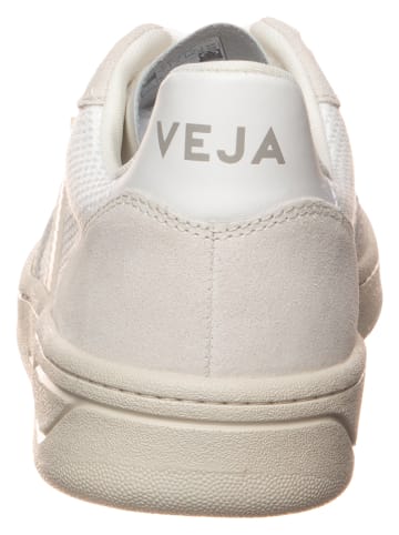 Veja Sneakers "V 10" in Weiß/ Beige