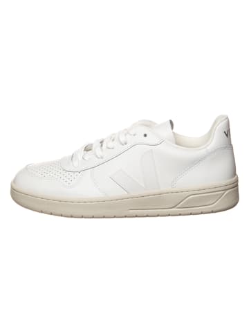 Veja Skórzane sneakersy "V 10" w kolorze białym