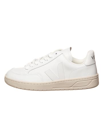 Veja Leder-Sneakers "V 12" in Weiß