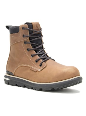 Kamik Leder-Winterstiefel "Brodyl" in Hellbraun