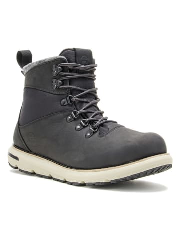 Kamik Leder-Winterstiefel "Brody" in Schwarz
