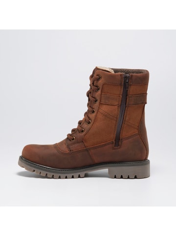 Kamik Leren winterlaarzen "Roguemid" bruin