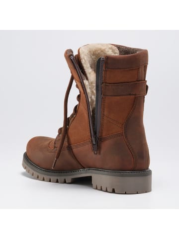 Kamik Leren winterlaarzen "Roguemid" bruin