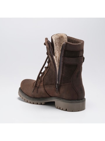 Kamik Leren winterlaarzen "Roguemid" bruin