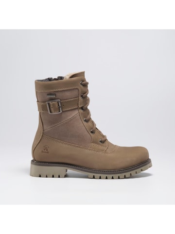 Kamik Leren winterlaarzen "Roguemid" lichtbruin