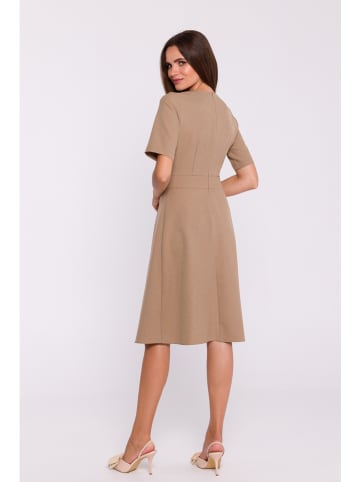 Stylove Sukienka w kolorze beżowym