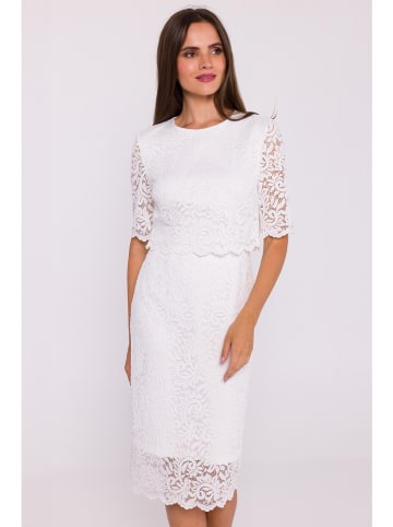 Stylove Kleid in Weiß