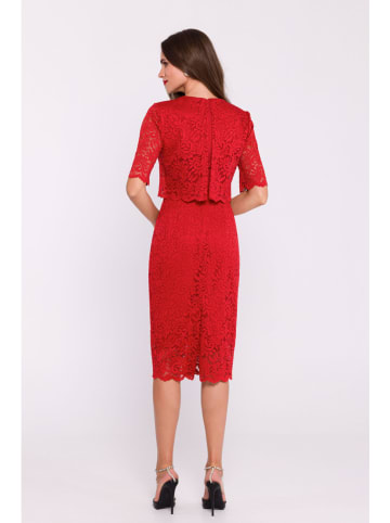 Stylove Sukienka w kolorze czerwonym