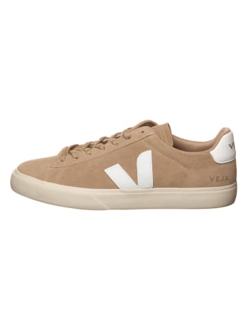 Veja Leder-Sneakers "Campo" in Beige/ Creme