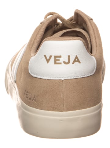 Veja Skórzane sneakersy "Campo" w kolorze kremowo-beżowym