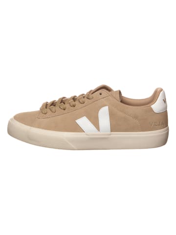 Veja Leder-Sneakers "Campo" in Beige/ Weiß