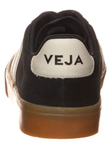 Veja Leren sneakers "Campo Bold" zwart/crème
