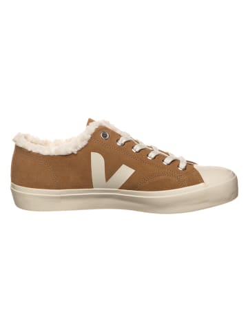 Veja Leren sneakers "Wata II Low" lichtbruin/crème