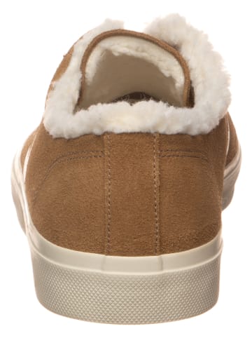 Veja Leren sneakers "Wata II Low" lichtbruin/crème