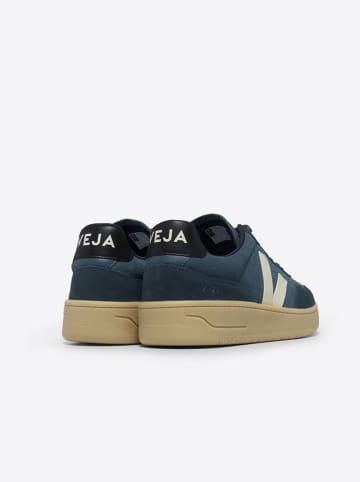 Veja Leder-Sneakes "V 90" in Dunkelblau/ Blau