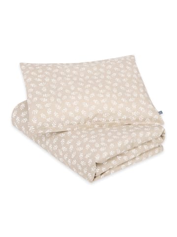 Emma&Noah Bettwäscheset in Beige - (L)135 x (B)100 cm