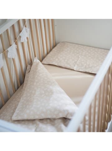 Emma&Noah Bettwäscheset in Beige - (L)135 x (B)100 cm
