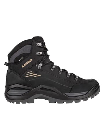 LOWA Leder-Wanderschuhe "Renegade Evo GTX Mid" in Schwarz