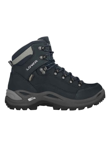 LOWA Trekkingschuhe "Renegade GTX Mid" in Grau/ Dunkelblau