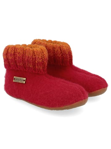 HAFLINGER Hausschuhe "Iris" in Rot