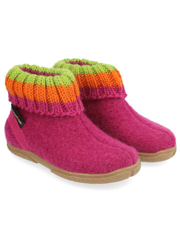 HAFLINGER Woll-Hausschuhe in Pink