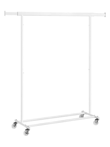 Songmics Wieszak stojący w kolorze białym - 132 x 160 x 45,4 cm
