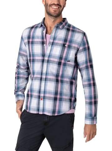 Timezone Blouse - regular fit - wit/donkerblauw