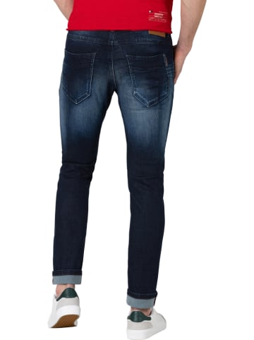 Timezone Dżinsy "ScottTZ" - Slim fit - w kolorze granatowym