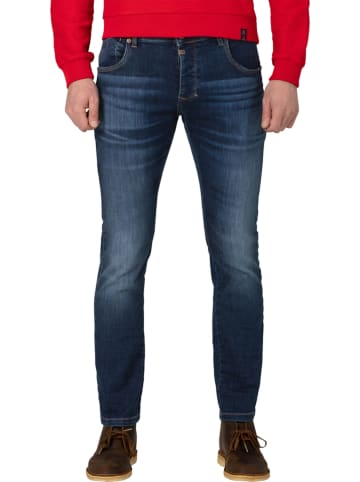 Timezone Spijkerbroek "ScottTZ" - slim fit - donkerblauw