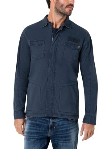Timezone Hemdjacke in Dunkelblau