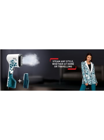 Tefal Parownica "Pure POP Home & Travel" w kolorze białym do ubrań