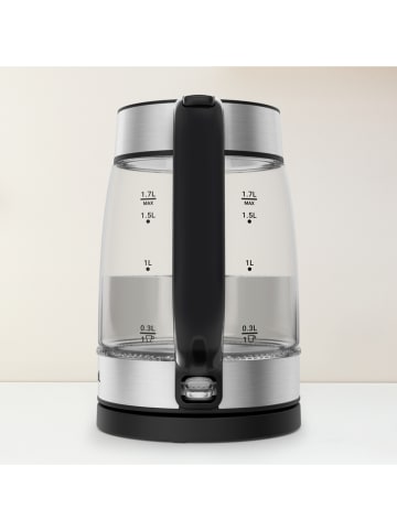Tefal Glas-Wasserkocher in Ohne Farbe/ Schwarz - 1,7 l