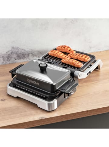Tefal Deksel "OptiGrill - XA7318" zilverkleurig/zwart