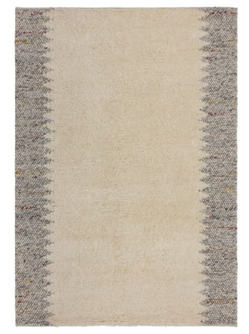 Flair Rugs Langpolig tapijt wit/zwart