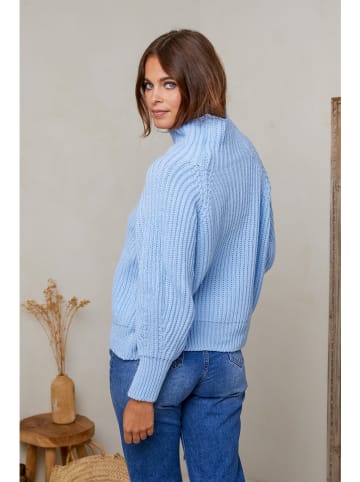 So Cachemire Sweter "Bambino" w kolorze błękitnym