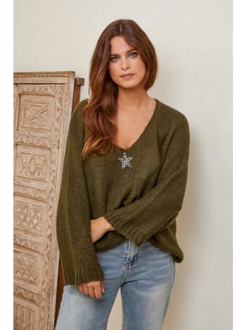 Joséfine Pullover "Iseult" in Khaki