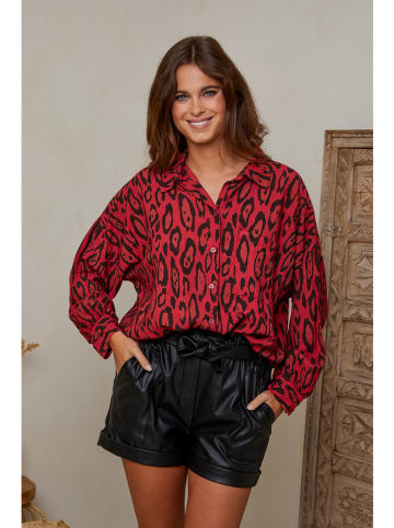 Joséfine Blouse "Samuelle" rood/zwart