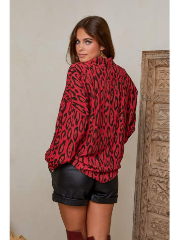 Joséfine Blouse "Samuelle" rood/zwart