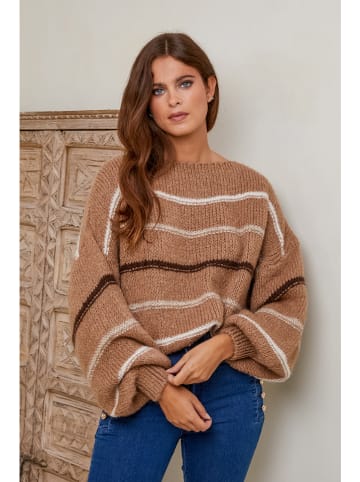 Joséfine Pullover "Zia" in Hellbraun