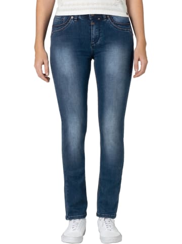 Timezone Spijkerbroek "Tahila" - slim fit - donkerblauw