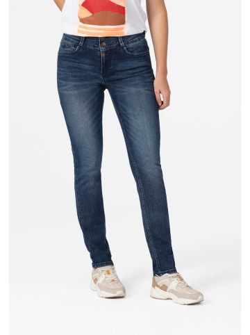 Timezone Spijkerbroek "Enya" - slim fit - donkerblauw