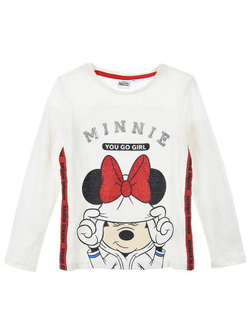 Disney Minnie Mouse Longsleeve "Minnie" in Creme/ Bunt