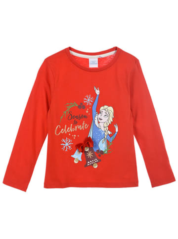 Disney Frozen Koszulka "Kraina Lodu" w kolorze czerwonym