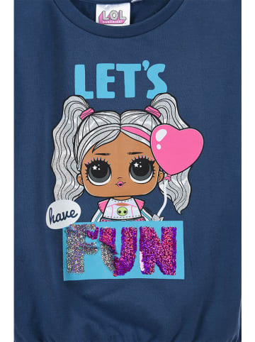 L.O.L. Surprise Bluza "LOL Surprise" w kolorze granatowym ze wzorem