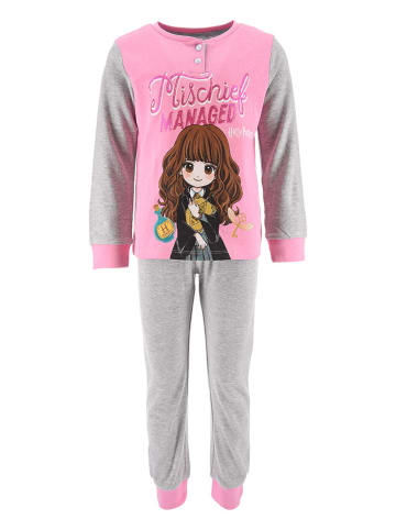 Harry Potter Pyjama "Harry Potter" in Grau/ Rosa